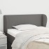 Cabecero de tela gris oscuro 103x23x78/88