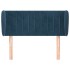 Cabecero de terciopelo azul oscuro 83x23x78/88