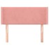 Cabecero de terciopelo rosa 83x16x78/88