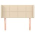 Cabecero de tela color crema 83x16x78/88