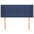 Cabecero de tela azul 103x16x78/88