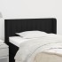 Cabecero de tela negro 93x16x78/88