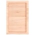 Encimera de baño madera maciza sin tratar 40x60x(2-6)