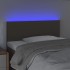 Cabecero con LED de tela gris taupe 80x5x78/88
