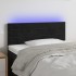 Cabecero con LED de terciopelo negro 80x5x78/88