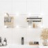 Espejo de pared rectangular con luces LED vidrio 30x80
