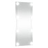 Espejo de pared rectangular con luces LED vidrio 30x80
