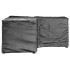 Fundas muebles jardín forma de L 2 uds 12 ojales 185x185x90