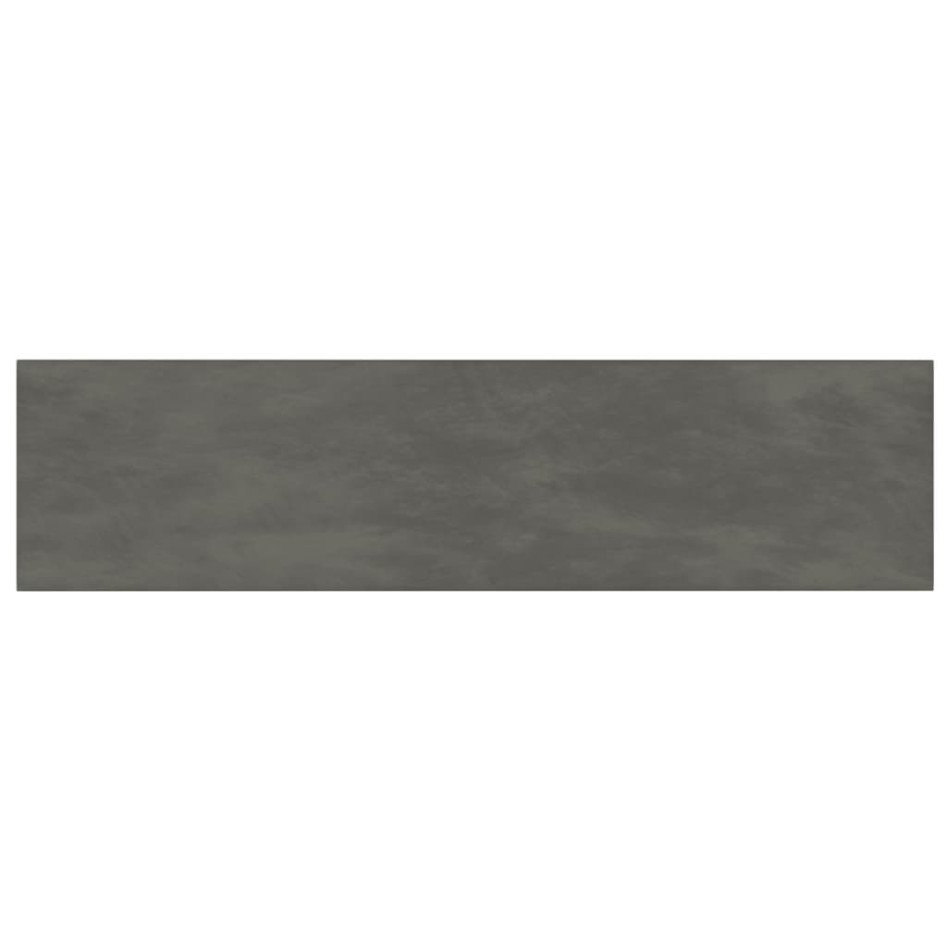Paneles de pared 12 uds terciopelo gris oscuro 60x15 cm 1,08