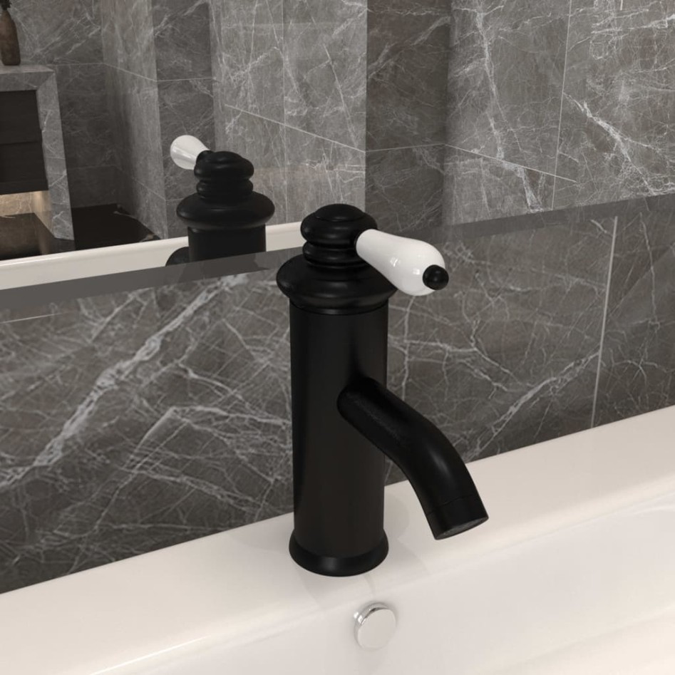 Grifo para lavabo de baño negro 130x180