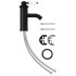 Grifo para lavabo de baño negro 130x180