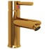 Grifo para lavabo de baño acabado dorado 130x176