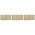 Set de muebles para TV 5 pzas madera contrachapada roble
