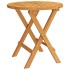 Mesa bistró de terraza madera maciza de acacia Ø46x47