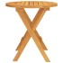 Mesa bistró de terraza madera maciza de acacia Ø46x47