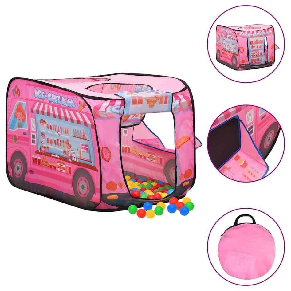 Tienda de juegos para niños rosa 70x112x70