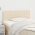 Cabecero de tela color crema 80x5x78/88