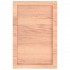 Encimera baño madera maciza tratada marrón claro 40x60x(2-4)