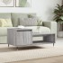 Mesa de centro madera contrachapada gris Sonoma 100x50x45