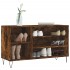 Mueble zapatero madera contrachapada roble ahumado 102x36x60