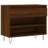 Mueble zapatero madera contrachapada roble marrón 70x36x60