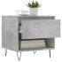Mesa de centro madera de ingeniería gris hormigón 50x46x50