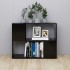 Mueble para TV madera contrachapada negro 80x24x63