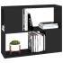 Mueble para TV madera contrachapada negro 80x24x63