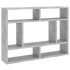 Estantería de pared contrachapada gris hormigón 75x16x55