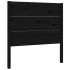 Cabecero madera maciza de pino negro 96x4x100