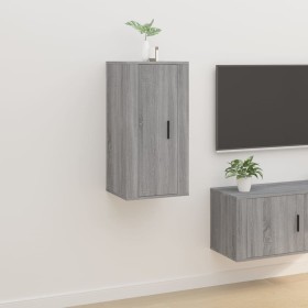 Mueble para TV de pared gris Sonoma 40x34,5x80