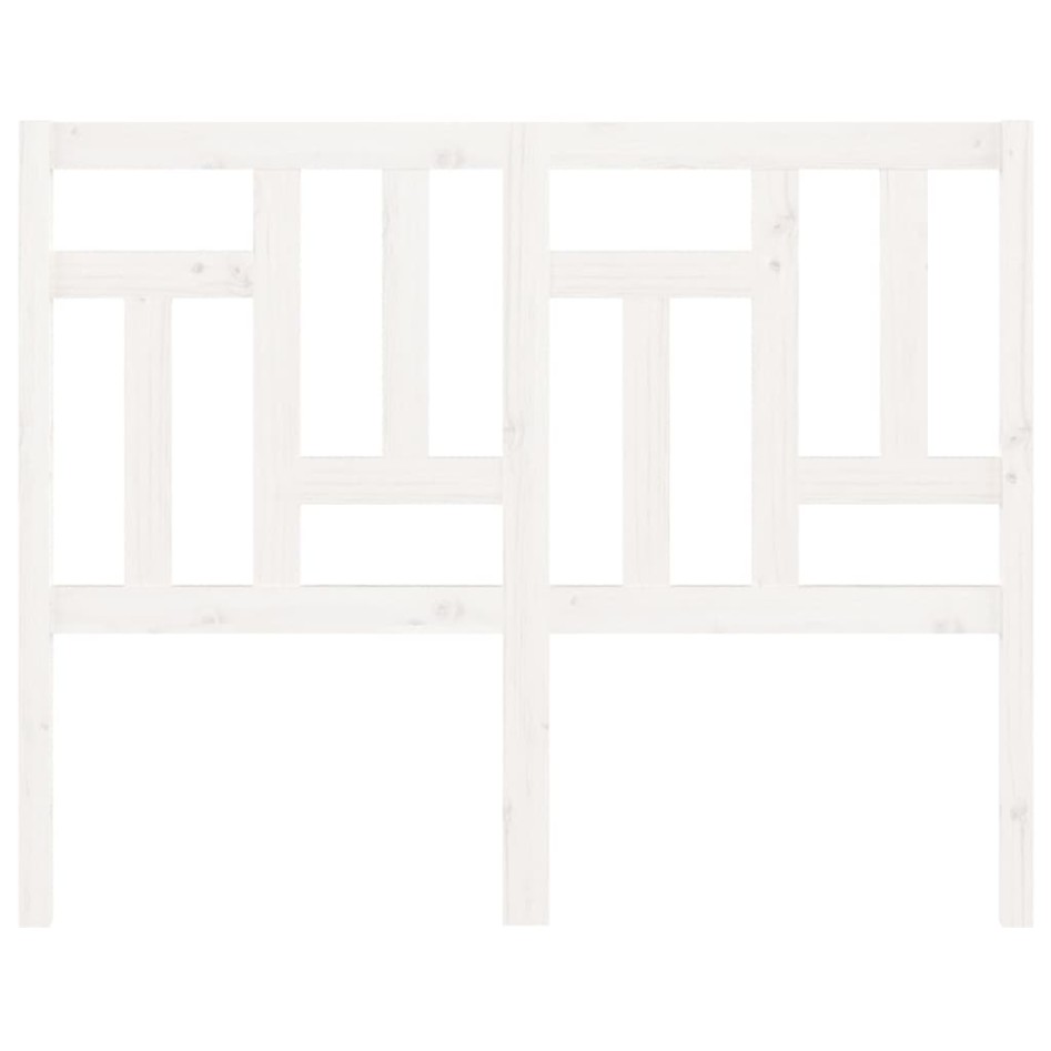 Cabecero de cama madera maciza de pino blanco 205,5x4x100