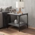 Mesa de centro madera contrachapada gris Sonoma 50x50x40