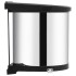 Papelera de cocina empotrada acero inoxidable 12
