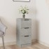 Aparador de madera contrachapada gris hormigón 30x30x70