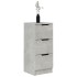 Aparador de madera contrachapada gris hormigón 30x30x70