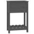 Jardinera de madera maciza de pino gris 54x34,5x81