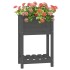 Jardinera de madera maciza de pino gris 54x34,5x81