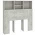 Mueble cabecero gris hormigón 100x19x103,5