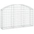 Cesta de gaviones forma arco hierro galvanizado