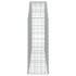 Cesta de gaviones forma arco hierro galvanizado