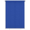 Persiana enrollable de jardín HDPE azul 160x230 cm