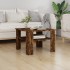 Mesa de centro madera contrachapada roble ahumado 60x60x42