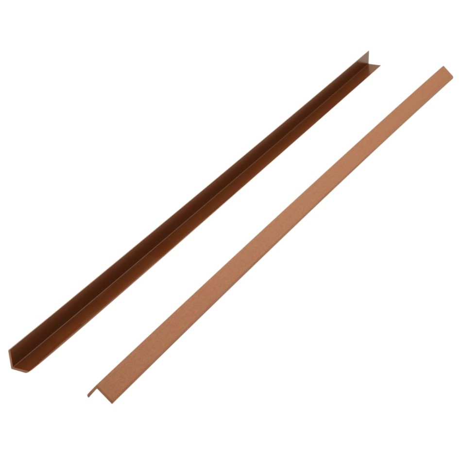 Molduras angulares 5 uds WPC marrón claro 170