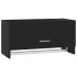 Armario de madera contrachapada negro 70x32,5x35