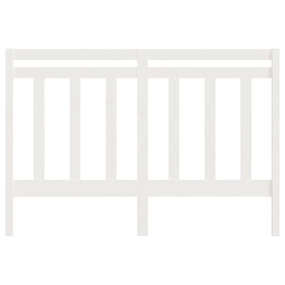 Cabecero de cama madera maciza de pino blanco 166x4x100