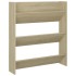 Zapatero de pared madera contrachapada roble Sonoma 80x18x90
