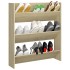 Zapatero de pared madera contrachapada roble Sonoma 80x18x90