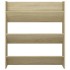 Zapatero de pared madera contrachapada roble Sonoma 80x18x90