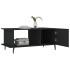 Mesa de centro madera contrachapada negro 90x50x40